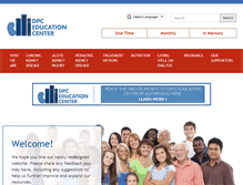 Tablet Screenshot of dpcedcenter.org